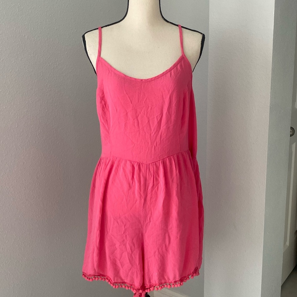 NWT Plus Size RUSH Pink Romper